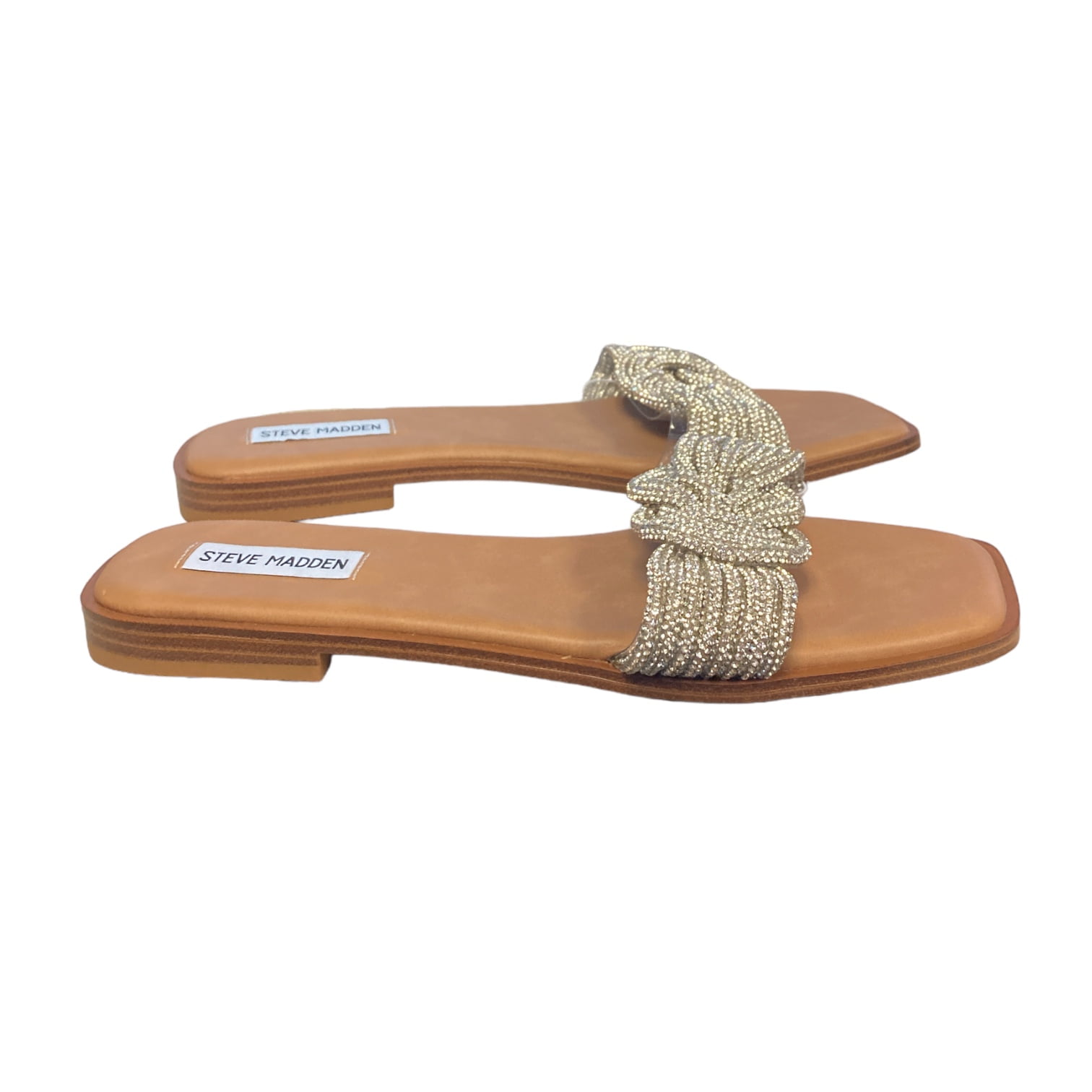 Ladies Sandals Steve Madden Sparkly Flat Sandals Steve Madden