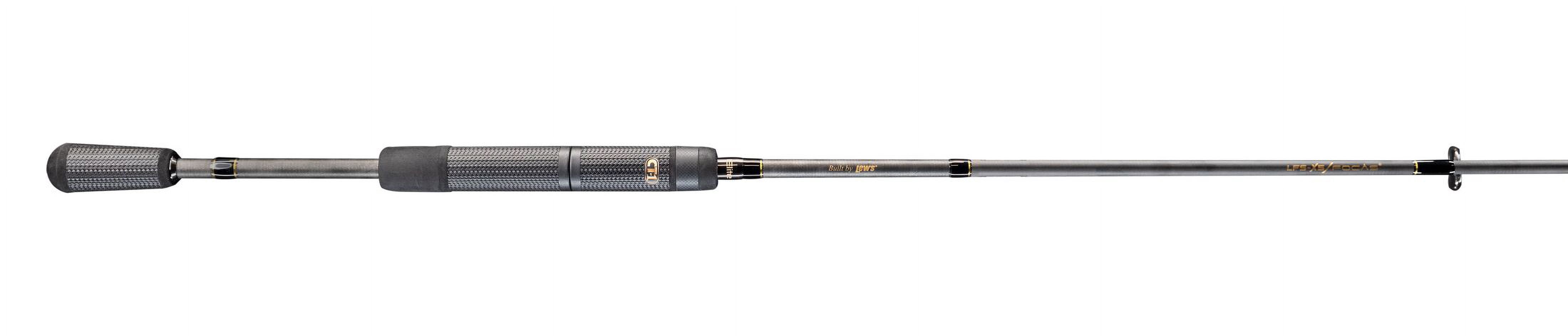 Lew's Team Lew's Elite Series Spinning Fishing Rod, 7-Foot 0-Inch Med Power Rod, Gray/Gold