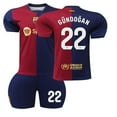 thumbnail image 1 of Men Women Adult LEWANDOWSKI 9# GAVI 6# RAPHINHA 11# GUNDOGAN 22# Soccer Football Jersey, 1 of 2
