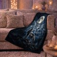 thumbnail image 6 of Arctic Wolf With Wolf And Snowy Pines Snowy Pine Forest Serene Wildlife Art Wildlife Lovers Winter Wilderness Scene Warm Flannel Blanket, Christmas Gift for Cabin and Lodge Home Decor, 6 of 9