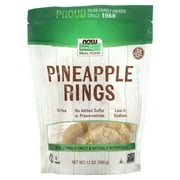 Now Foods Pineapple Rings 12 oz Bag