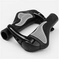 thumbnail image 1 of Manillar 1 par de empuñaduras de manillar de bicicleta de bicicleta ergonómica de aluminio Ajustable de aluminio choque de choque de bicicleta que absorbe el manejo de, 1 of 8