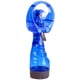 thumbnail image 1 of Paquete de 2 ventiladores de nebulización, ventilador personal portátil de mano con nebulización, funciona con pilas para viajes en climas cálidos, uso azul ER, 1 of 3