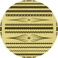 thumbnail image 1 of Ahgly Company Tapis d'Intérieur Lavable en Machine Carré Transitionnel Chêne Brun, 3 Pieds Carré, 1 of 7