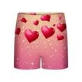 thumbnail image 6 of ABATAB Valentine's Day Lounge Sets for Women Short Sleeve Shorts Pants Button down Love Heart Print Pajama Sleepwear Outfits, 6 of 7