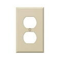 thumbnail image 1 of Amerelle C982TTIV 2 Toggle Pro-Ivory Wrinkle Stamped Steel Wall Plate, 1 of 1