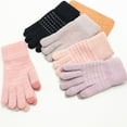thumbnail image 3 of Yoyauz Winter Knitted Gloves, Men's And Women's Touch Screen Cold Weather Gloves, Full Finger Warm Non-Slip Gloves For Hiking, 3 of 5
