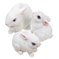 thumbnail image 4 of 3Pcs Micro Rabbit Decors Resin Easter Bunny Adorns Adorable Animals Adorns, 4 of 7