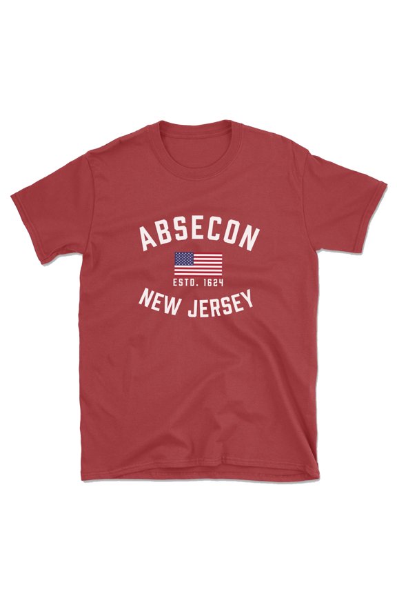 Absecon New Jersey Patriot Men's Cotton T-Shirt