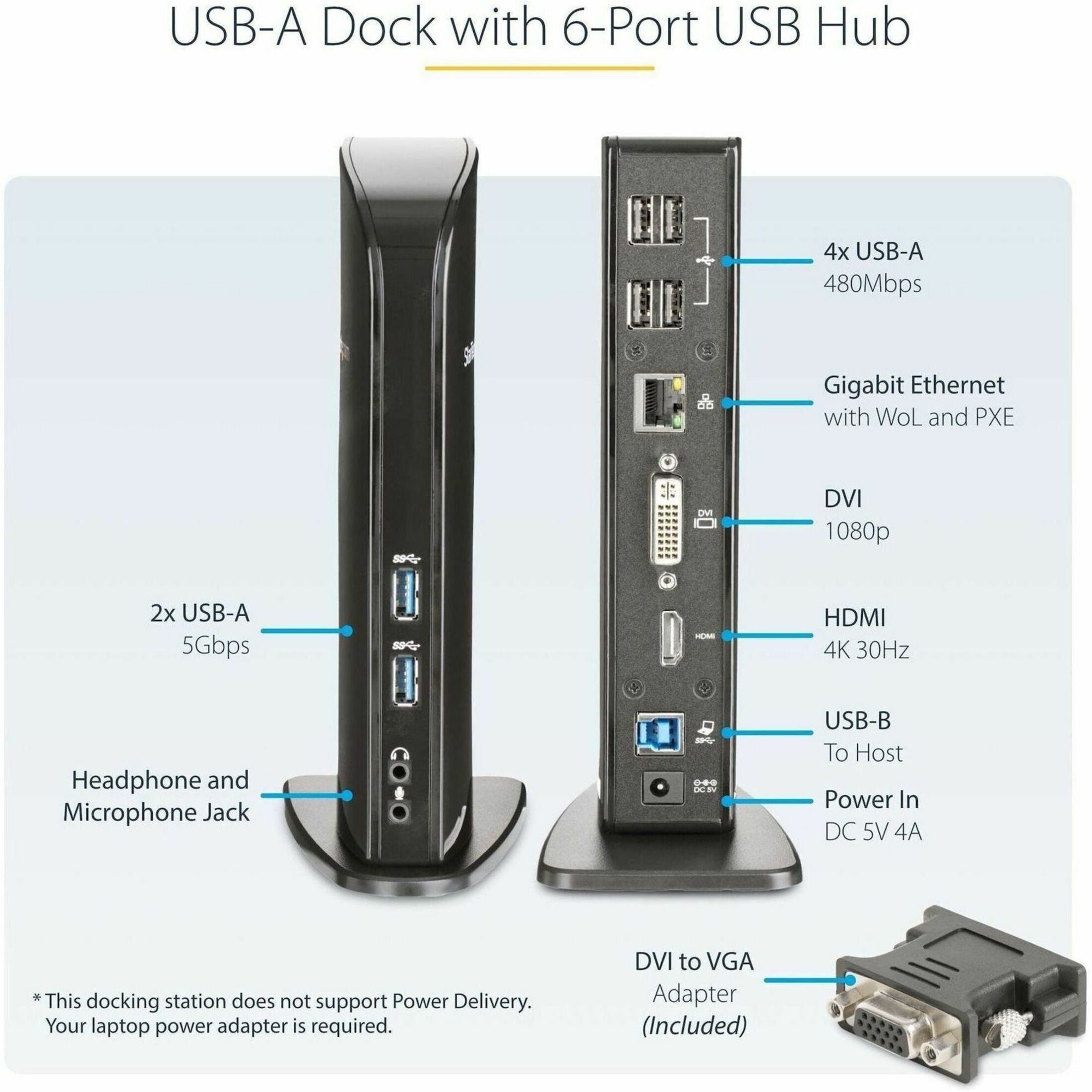 StarTech Universal USB 3.0 Laptop Docking Station