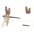 thumbnail image 6 of Dragonfly Statue Animal Figurine Sculpture Brass Metal Craft for Home Office Desk Decor for Art Lovers, 6 of 7