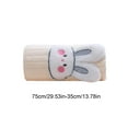 thumbnail image 3 of PONPRNGY 1Pc Hand Towel with Ears Design Soft and Absorbent Corals Fleece Decorative Hand Towels for Bathroom Home 13 x 29 inch, 3 of 6