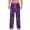 Purple, variant on Abtuhar Man Fashion Printing Elastic Waist Drawstring Fallow Full Length Pants,Orange,S