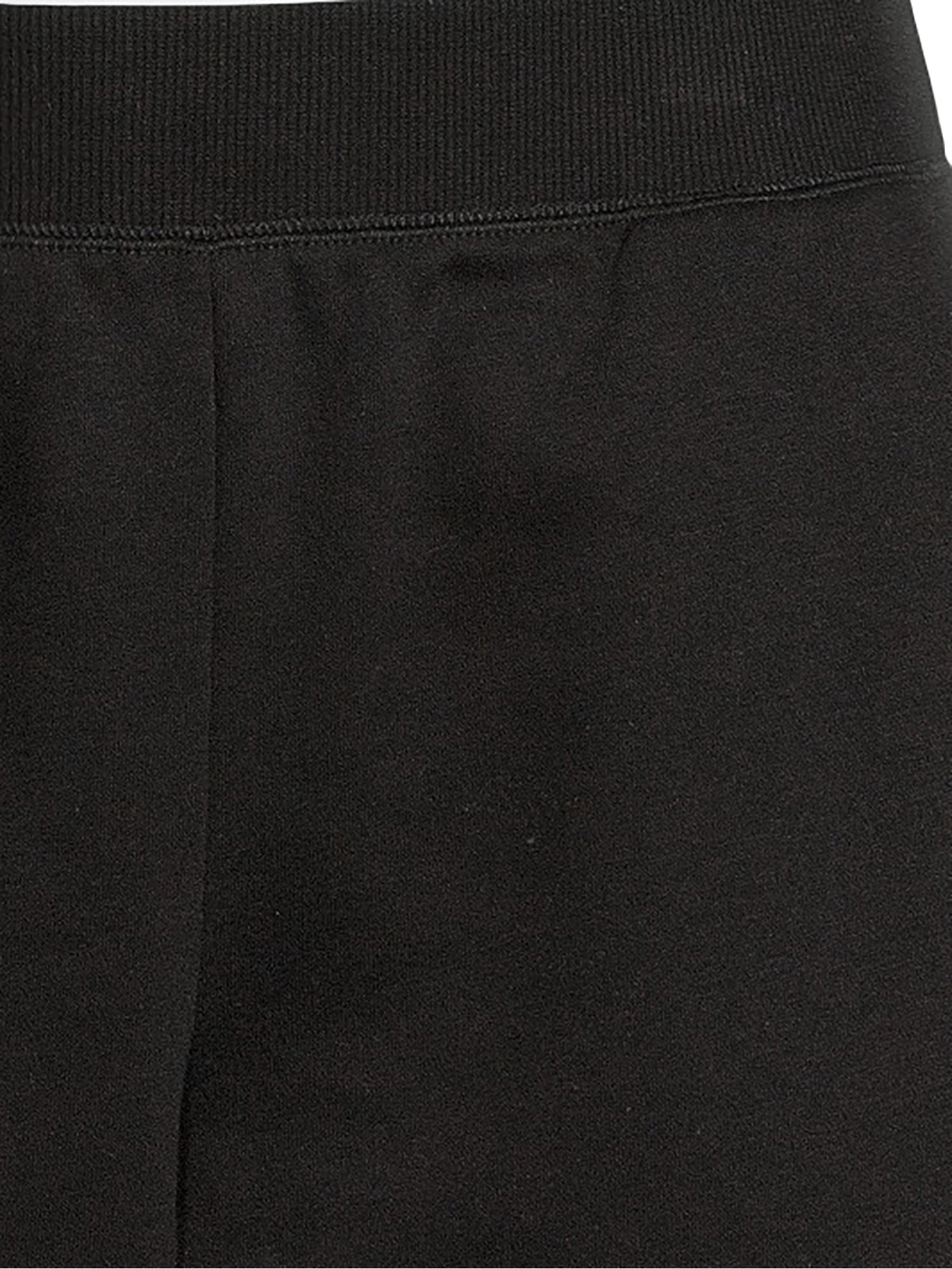 Time & Tru Women's Fleece Straight Leg Pants with Pockets