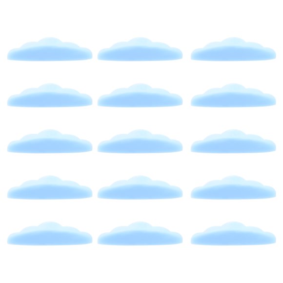 15 Pairs Eyelash Lift Pad Reusable Eyelash Perm Silicone Pads for Women Girls 5 Sizes
