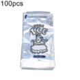 thumbnail image 1 of 100 Piece Rope Ice Bag, Ice Storage Bag, Pe Transparent Ice Bag, 1 of 4