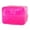 Hot Pink, variant on Clear Toiletry Pouch 7.08" TSA Approved Carry On Travel Makeup Bag, Cosmetic Organizer for Women Men, Reusable Transparent Toiletry Bottle Case for Airplane Flight Essentials