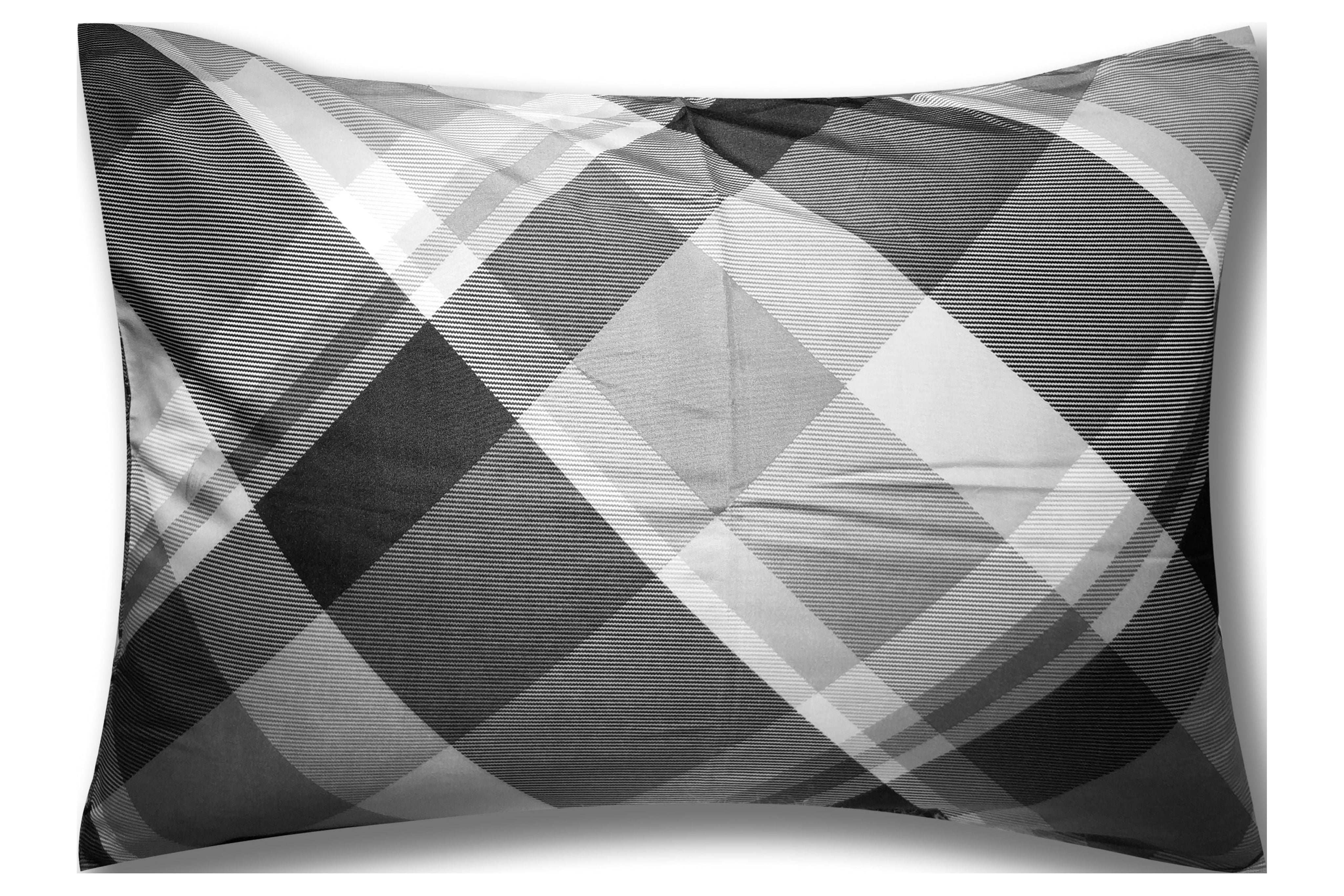 Better Homes & Gardens Black Plaid 5-Piece Comforter Set, Full/Queen