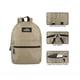 thumbnail image 3 of Mochila Escolar Trailmaker Unisex 17 Correas Acolchadas BEIGE TRAILMAKER 8606 BEIGE, 3 of 6