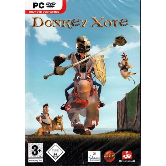 Donkey Xote PC DVD - Play with Sancho, Rucio and Don Quixote himself in this Adventure Game