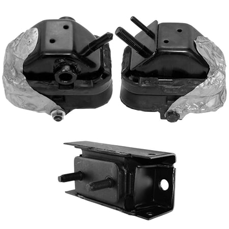 Rear Automatic Transmission Mount & Hydraulic Front Engine Mounts 3PCS Set. Parts: 2870 3150 3151