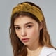 thumbnail image 2 of Diademas anudadas, diadema para mujer, aro para el cabello para todo tipo de cabello, accesorios para el cabello, amarillo, 2 of 7
