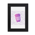 thumbnail image 1 of Line Coffee Cup Colour Art Deco Fashion Desktop Photo Frame Picture Display Art Painting Exhibit, 1 of 3