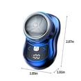 thumbnail image 3 of Electric Shaver, Mini Shaver, Mini Portable Shaver, Mini Shave Portable Shaver, Shaver Men, USB Rechargeable Shaver, Suitable For Families, Travel, 3 of 8