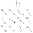 thumbnail image 3 of KUFptva Set of 5 Unique Hammer Keychains Portable Metal Key Rings for Kids Teens Adults Mini Claw Hammer Keychain, 3 of 7
