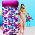 thumbnail image 2 of Balanza inflable para piscina PARENTSWELL Mermaid de 72 pulgadas para adultos, 2 of 7