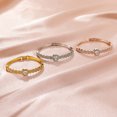 thumbnail image 2 of PVCS Metal Diamond Bracelet Metal Full Diamond Bracelet Fashion Personality Jewelry, 2 of 5