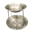 thumbnail image 1 of Soporte para mariscos, bandeja para mariscos, estante de 2 niveles, ligero, accesorio para aperitivos, bandeja de acero inoxidable, soporte para Cuenca profunda, 1 of 8