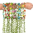 thumbnail image 5 of 15Pcs Assorted Colors Flower Crown Wreath Headband Garland, Multicolor Floral Headbands for Wedding Festival Vacation Fairy Outdoor Party Photography Props, 5 of 5