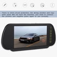 thumbnail image 3 of Monitor de Visualización Cámara de Coche 7 Pulgadas Coche Espejo Retrovisor LCD Oscurecimiento Autom AV1 Interfaz de Video Retrovisor retrovisor Coche Spptty Como se muestra en la descripción, 3 of 7