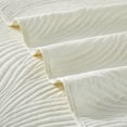 thumbnail image 4 of Peace Nest 2-Piece Reversible Pattern Quilted Coverlet Set, Ivory, Twin, 4 of 6