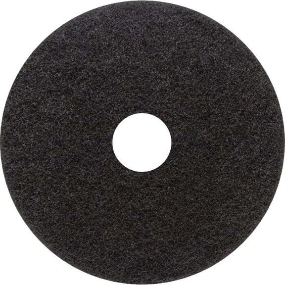 Virginia Abrasives 17 In. Black Stripping Pad 416-850174