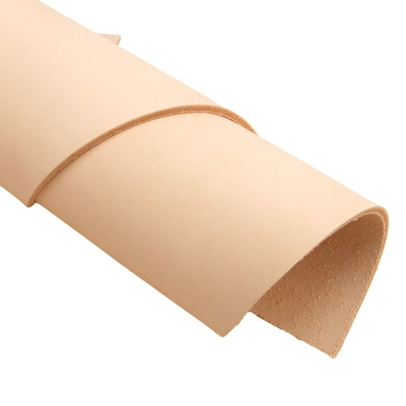 3.0mm Vegetable Tanned Full Grain Leather Pre-Cut Cowhide Leather Skin Great for Arts, Crafts, Tooling, Stamping, Sewing, Carving Properties, Hobby Workshop