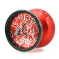 thumbnail image 2 of C3yoyodesign Astraea Yo-Yo - Bi-Metal YoYo - 6061 Aluminum with Stainless Steel Rims (Red Silver Splash w/Black Ring), 2 of 3