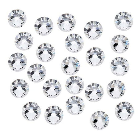 Swarovski Crystal, Round Flatback Rhinestone SS30 6.5mm, 25 Pieces, Crystal