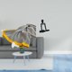 thumbnail image 2 of Manta de punto a rayas, escultura suave y cálida, figura de granja, decoración del hogar, manta para dormitorio, sofá, cama, silla, figura de adorno d, 2 of 8