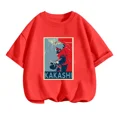 thumbnail image 3 of Camiseta de Naruto para niños, ropa informal de verano con dibujos animados de Sonic Goku, de manga corta, para niños de 3 a 14 años, camiseta de Kakashi, ropa para adolescentes y niñas, 3 of 5