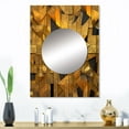 thumbnail image 1 of Designart "Geometric Wonders in Bold Gold and Black II" Abstract Geometric Mirror Wall Decor - Modern Gold Abstract Large Mirror For Wall Art Decor - 32" x 24" Inch, 1 of 5