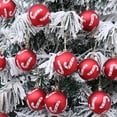 thumbnail image 6 of Christmas Ornaments, 6PCS Red Candy Cane Ball Set for Christmas Tree Decorations, Shatterproof Hanging Baubles with Strings, Holiday Party Home Decor Accessories 2025 Trend, 6 of 9