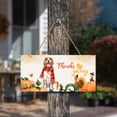 thumbnail image 3 of Happy Thanksgiving English Setter with Turkey Pumpkins Autumn Vibes Landscape Wood Sign Dog Lover Hanging Wall Home Decor - 12018, 3 of 5