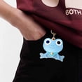 thumbnail image 4 of mdesiwst Creative Leather Frog Keychain Pendant Cute Frog-Shaped Card Holder Keychain Portable Anti-Lost Bag Charm School Bag Accessories Small Gifts, 4 of 8