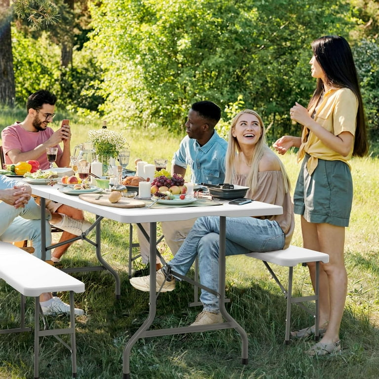 Picnic table and chairs foldable hotsell