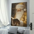 thumbnail image 3 of Gold Santa PRINTABLE Wall Art,Vintage Christmas Home Decor,Golden Holiday Artwork Canvas Wall Art Print Poster For Home School Office Decor, 3 of 8