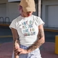 thumbnail image 2 of Wake Up Hug Dog Have a Good Day with a Paw Art Merch Gift, Baby Blue T-Shirt, 2XL, 2 of 5