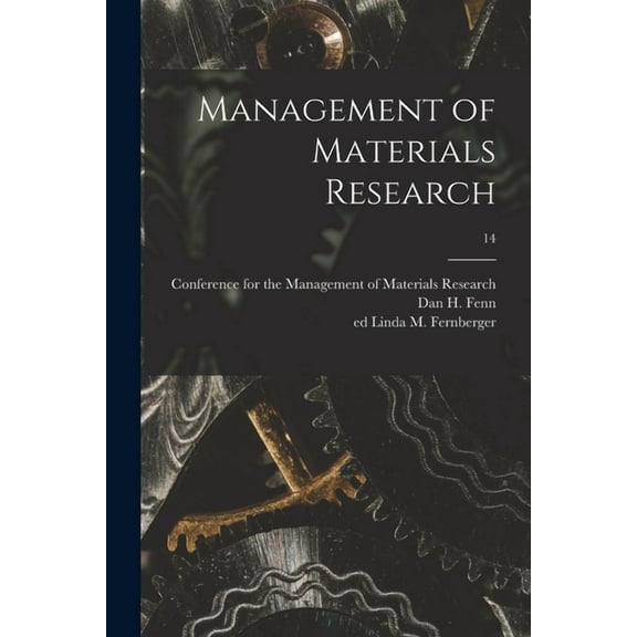 Management of Materials Research; 14, (Paperback)