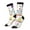 3 Black, variant on Spring Flowers Birds Crew Socks for Men & Women, Breathable Casual Athletic Ankle Socks